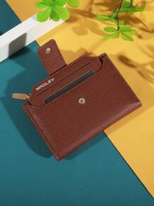 Portafoglio vintage monocromatico corto, portatile, bifold, porta monete, porta carte di credito da donna, portafogli, mini portafoglio, portafoglio piccolo