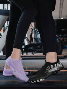 Unisex Teenagers' Breathable Soft Bottom Non-Slip Fitness Gym Shoes, Suitable For Running, Jumping Rope, Hiking, Water Sports, Dance, Yoga