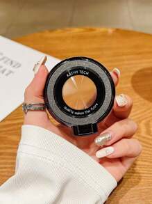 1 pieza Soporte de teléfono inalámbrico de carga magnética plegable y con adhesivo, con diseño minimalista y brillante, compatible con iPhone 11 12 13 14 15 Pro Max, S24 S23 S22 S21 Ultra, iPhone y teléfonos Android, ideal como regalo de cumpleaños para familia y amigos, incluye anillo para los dedos y accesorios para teléfono