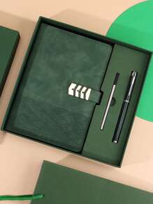 Set regalo aziendale semplice e di stile composto da 3 pezzi, con copertina in pelle PU e ricarica della penna rimovibile, adatto per uomini d'affari, studenti, lavoratori creativi. Quaderno da ornamento, riutilizzabile, multifunzionale, moderno, colorato, carino, vintage, per lavoratori, clienti, per affari/lavoro/ufficio, per la scuola, per il ritorno a scuola, per le forniture scolastiche, per l'università, per i colleghi, per le camere da letto, per gli insegnanti, per ragazzi e ragazze, per adolescenti, studenti di scuola media, di scuola superiore, universitari, matricole, studenti del secondo anno, studenti più giovani