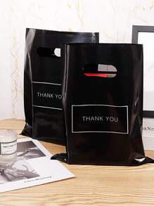 20/50pcs High-Quality Gift Bags, Suitable For Clothing Stores, Shopping And Party Gifts, Also Suitable For Weddings, Birthdays And Other Occasions - Plastic Craft Bags For Small Businesses And Events - Multicolor - View 4