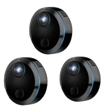 1pc Black Mini Camera, Remote Smart Monitoring, Human Motion Detection, Wireless Smart Camera, Home Security Surveillance Camera, TF Card Storage (Original Shipment Exclude TF Card), USB Quick Charge, Long Battery Life, Infrared Night Vision, Night Recording, Loop Recording Security Camera
