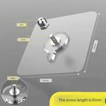 1pc Damage-Free No Drill Mark Wall Hook, Adhesive Strong Sticky Hook, Bathroom Hanger, Heavy Duty Wall Mounted Rack, Removable, Transparent, Waterproof, Rustproof, Suitable For Clothes, Hats, Shoes, Accessories, Kitchen, Bathroom, Living Room, Bedroom