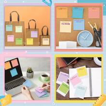 2/12/24 piezas Notas adhesivas de agradecimiento para empleados, regalos a granel con frases, blocs de notas pequeños de bolsillo inspiradores como regalo para maestros, compañeros de trabajo, suministros de oficina