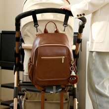 Summer Spring Small Backpack Travel Versatile Medium Mommy Bag Fashion Backpack Handbag Carrying Baby Baby Bag - Multicolor - View 8