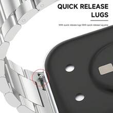 不锈钢表带与华为 Watch Fit 3 兼容 手链 金属表带替换腕带与华为 Watch Fit3 兼容 Corrreas - Huawei Fit3 - 查看 6