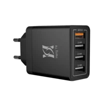 Fast Charging Wall Charger USB Charger, 4Port USB Wall Charger Block, Compact Fast USB Wall Plug Compatible With IPhone17 16 15 14 Max/XR/X, Galaxy, Pixel, Compatible With Almost Any USB Electronic Devices Valentine's Day Gift - EU E Type Plug(220-240V) - View 8