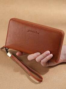 2025 New Fashion Big Capacity Zip-Up Genuine Soft Leather Women's Wallet Long-Style Card Holder Clutch For Women Wallet Mini Wallet Purse Wallet Wallet Coin Wallet Wristlet - Multicolor - View 6