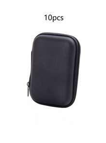1 pièce Sac de rangement portable pour câble de données, écouteur, pièce de monnaie, clé, chargeur, produits numériques, petit sac de voyage pour sac de rangement, sac à maquillage, sac cosmétique, organisateur de vacances, grand organisateur de maquillage, étui à maquillage, pour rouge à lèvres, pinceau, soins de la peau, téléphone portable, pièce de monnaie, petits articles, pour la maison, cadeau, vacances et festival, Halloween Noël, usage multifonctionnel, ambiance bohème