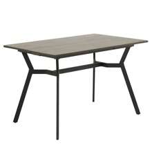 5 PC Dining Set / Wood Top Table / 4 Chairs Kitchen Table Living Room Furniture