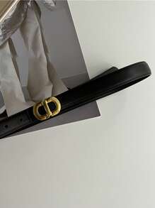 1 件字母设计简约流行女士腰带，适合牛仔裤、西装和夏季服装、秋季学校、秋季、万圣节 - 新款女士細腰帶 - 查看 16