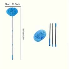 1pc Multi-Functional Cleaning Brush, Microfiber Duster With Telescopic Rod, Household Cleaning And Dusting Tool, Washable And Reusable For High Ceilings, Fans, Furniture And Cars, Bedrooms, Living Rooms And Kitchens