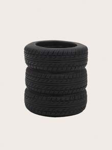 1/2pcs Creative Tire Pen Holder, Home Desktop Storage Ornament, Stationery And Makeup Brush Storage Box, Room Desk Creative Decoration, Suitable For Giving Gifts During The School Season, Desktop Decoration Birthday Graduation - Multicolor - View 12