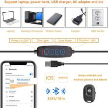Anneau lumineux PEYOU avec trépied pour téléphone portable, [support pour tablette] Anneau lumineux LED avec trépied de table (12"/185cm), 1 jeu pour tous les appareils, pour selfie, diffusion en direct, maquillage, photographie, compatible avec smartphone,