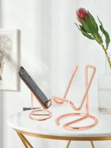 1 件简易桌面手机支架，金属铁合金材质手机支架，适用于客厅、卧室、办公桌、书房等。回到学校 - 彩色 - 查看 3