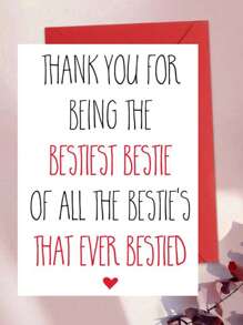 1 张有趣的友谊卡、最好的朋友生日卡，“感谢您成为有史以来最热情的朋友，包括信封、小型企业用品、感谢卡、生日卡”