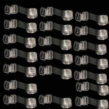 10 piezas de tirantes elásticos transparentes y ajustables para el hombro, sin daños, accesorios suaves y cómodos para lencería de mujer