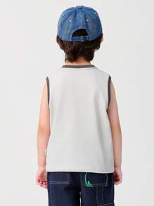 Balabala Boys' Sleeveless Tank Top, Quick-Dry Moisture-Wicking Summer Vest, 2025