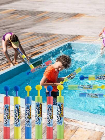 1PC4PCS 新款水炮 - 射程 35 英尺，成人儿童室外泳池、海滩、节日派对、水上游戏/沙滩游戏