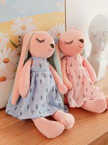 可爱的粉红兔子毛绒玩具 - 柔软的 PP，非常适合复活节、母亲节和婚礼礼物