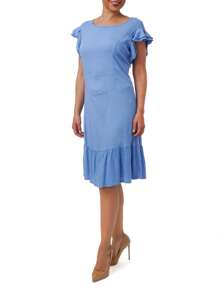 I LOVE YOU Casual Short Sleeve Dress Connolan At The Foot