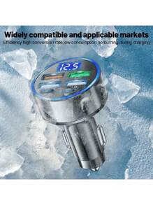 Adaptador cargador para coche de 6 puertos y Set de accesorios de carga 3 en 1 con cable trenzado compatible con iPhone - Multicolor - Ver 8