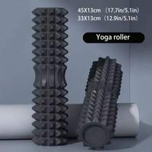 45cm Yoga Foam Roller Muscle Massage Block Pilates Tools Yoga Column Fitness Foam Roller Set Gym Yoga Brick Exercise Equipment - Green - View 2
