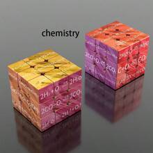 3x3x3 Element kreatywny, układanka z okresową tablicą pierwiastków, może pobudzać zainteresowanie nauką, rozwijać myślenie przestrzenne, nadaje się również jako zabawka łagodząca stres dla nastolatków, prezent urodzinowy lub wypełniacz prezentów