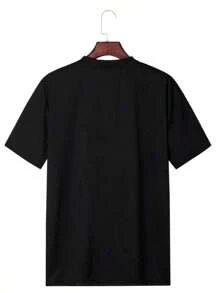 Afiche del personaje Duki Camiseta Tejido Transpirable 220g Algodón Pesado - Negro - Ver 2