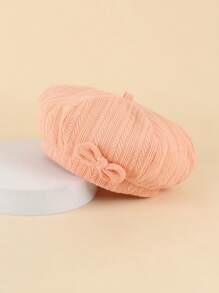1 pieza Boina de primavera para bebé, gorro de unicolor para bebé niña, apto para exteriores, viajes y vida diaria