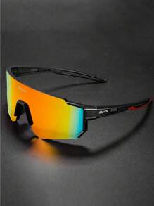SCVCN SCVCN New Cycling Glasses, Y2K Fashion Glasses, Mountain Bike Road Bike Outdoor Sports Cycling Fishing Running Golf Beach Baseball Single Lens Eyewear, Black Frame