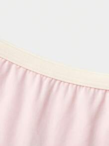 Balabala Baby Underwear, 3 Packs Soft Elastic Boxer Shorts For Girls - Red and Blue Hues - View 3