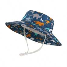 Sombrero de playa para bebé, protección solar, lindo sombrero de ala ancha para verano para bebé, sombrero de pescador para niño, sombreros de sol para niña