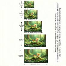 [森林/情侣/哈巴狗] 轻质水晶天鹅绒地毯/地垫，有多种尺寸可供选择，质地优良，散发温暖和活力 - 森林精靈 - 查看 5