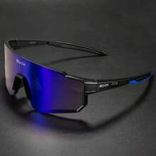 SCVCN SCVCN New Cycling Glasses, Y2K Fashion Glasses, Mountain Bike Road Bike Outdoor Sports Cycling Fishing Running Golf Beach Baseball Single Lens Eyewear, Black Frame
