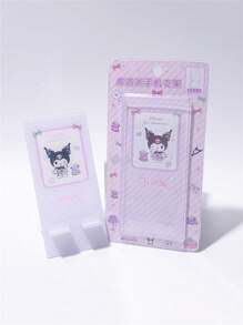 Sanrio 1 pieza, Soporte para teléfono móvil de estilo de dibujos animados Sanrio, soporte para teléfono móvil de escritorio perezoso, decoración de escritorio, estilo de dibujos animados Kulomi estable y no se cae fácilmente, adecuado para decoración de escritorio de oficina, colocación de teléfono móvil, variedad de estilos opcionales