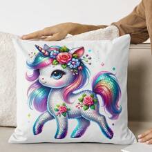 1/2/3pcs Rainbow Unicorn Heat Transfer Stickers, Cartoon Theme, Washable And Easy To Use, Suitable For DIY T-Shirts, Hoodies, Jeans, Backpacks, Handbags, Pillows And Vintage Baseball Caps, Ideal For Holiday Decorations