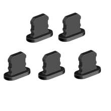 5/1pc IOS Metal Dustplugs Compatible With Iphone 12 13 14 Pro Max XR XS X 6 7 8 Plus Charging Port Dust Plug Protector Anti-Dirt Stopper - Multicolor - View 5