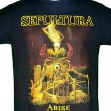 SEPULTURA - ARISE - NEW Band Merch Black T-Shirt - Black - View 1