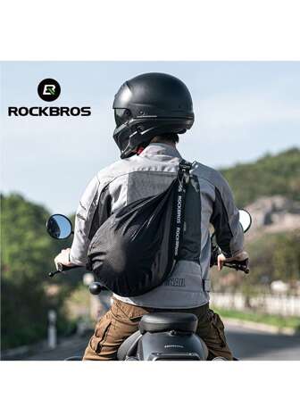 ROCKBROS Motorcycle Helmet Backpack Helmet Bag Large Capacity Lightweight Storage Bag With Reflective Stripe Model For Motorcycle Dirt Bike Motocross Bicycle Racing ATV