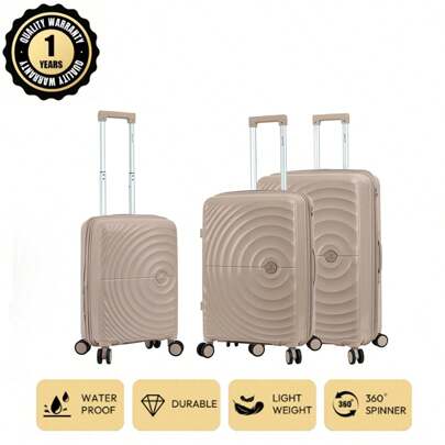 3pcs European Brand French Design 20"+24"+28" Luggage Set, Expandable Large Capacity, Quiet Wheels, Security Lock, Waterproof & Durable, Travel Essential, Holiday Necessity, Elegant, Fashion Basic, Easy & Comfort For Family Travel, Top Gift, Spring/Summer Bright Color Matching, For Men & Women, Suitable For Low-Cost Airlines Carry-On Bag