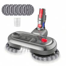 E.LUO 电动拖把头刷适用于 V7 V8 V10 V11 V15 吸尘器带水箱可拆卸布拖把配件备件