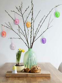 1/3/6/9 stuks glitterpaaseieren om op te hangen, kleurrijke paasei-ornamenten met pailletten, glanzende hangende eieren van schuimrubber, decoraties voor de paasboom, doe-het-zelf voor feestjes