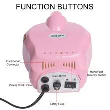 指甲钻机 35000RPM 专业修甲机 修甲器具 修脚套装 电动指甲锉 带刀 指甲工具 电动指甲钻机 修甲刀套装 指甲尖 修甲 电动指甲修脚锉