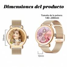 IP68 Waterproof Sports Smart Watch With Color Box Smartwatch For Ladies Men Gentlemen With Bluetooth Call Assistant Plus Bluetooth Earphone Pink - Gold - View 9