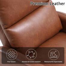 Comfy Swivel Glider Recliner Chair For Adults – Ideal Nursing, Living Room & Bedroom Armchair - 棕色 - 查看 4