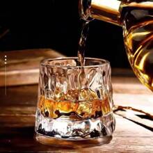 Glass Glass Revolving Glass Household Glass Water Glass Glass Wine Glass Bar Beer Glass Gyro Whiskey Glass Revolving Glass