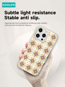 1pc New Minimalist Layered Colorful Painting Animal Cartoon Pattern Fashionable Textured Shockproof Protective Phone Case, Lightweight, Creative High-End Niche Design, Compatible With IPhone 16/16 ProMax/16 Pro/16 Pro/15/15 Pro/15 ProMax/15 Plus/14/13/12/11