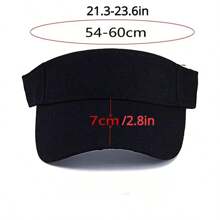 Enjoy Fashion, Resist Sunlight: 1pc Sports Sun Hat - Perfect Choice For Running, Golf, And Tennis