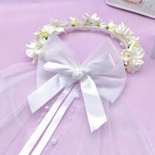 Bridal Wedding Veil - White